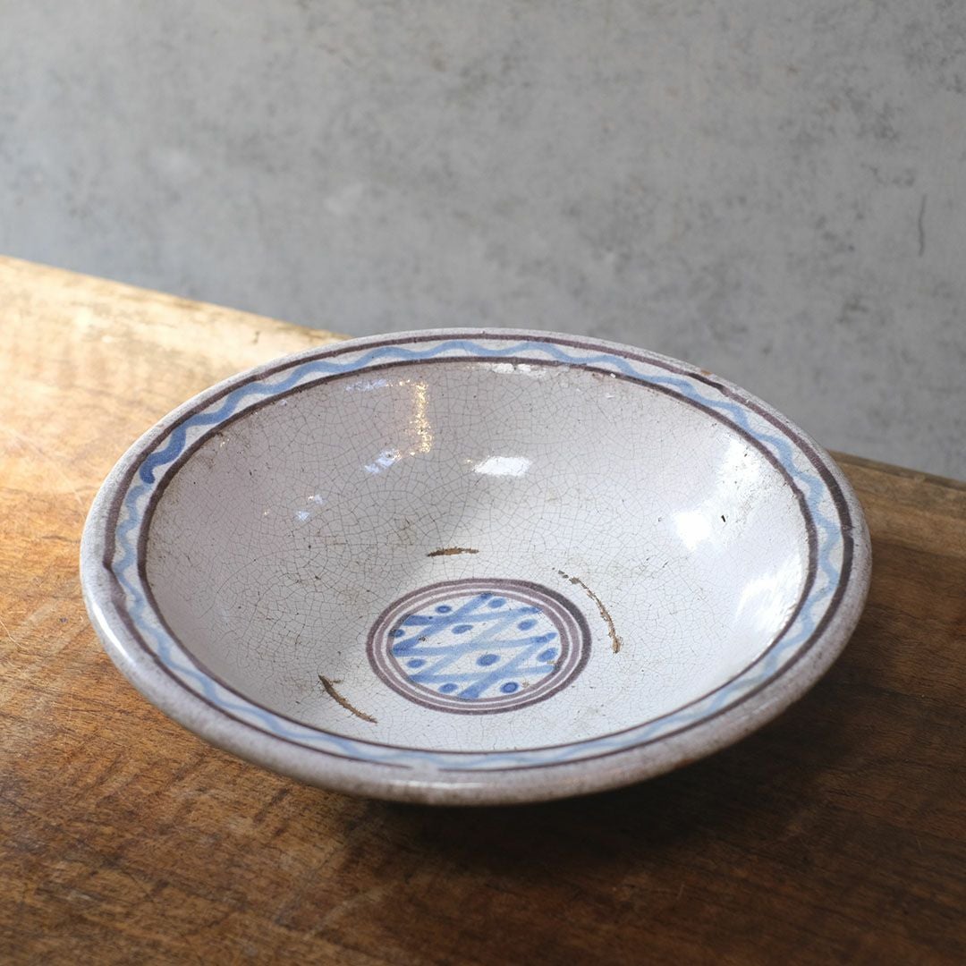 アンティークボウル キュノワール 陶器 フランス2