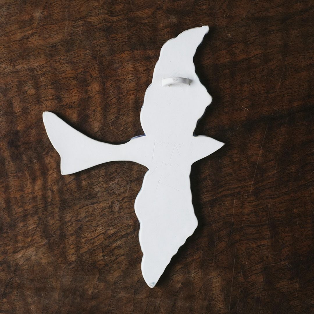 陶器の鳥のアートオブジェ Pottery studio K 日本人作家 羽ばたく鳥9