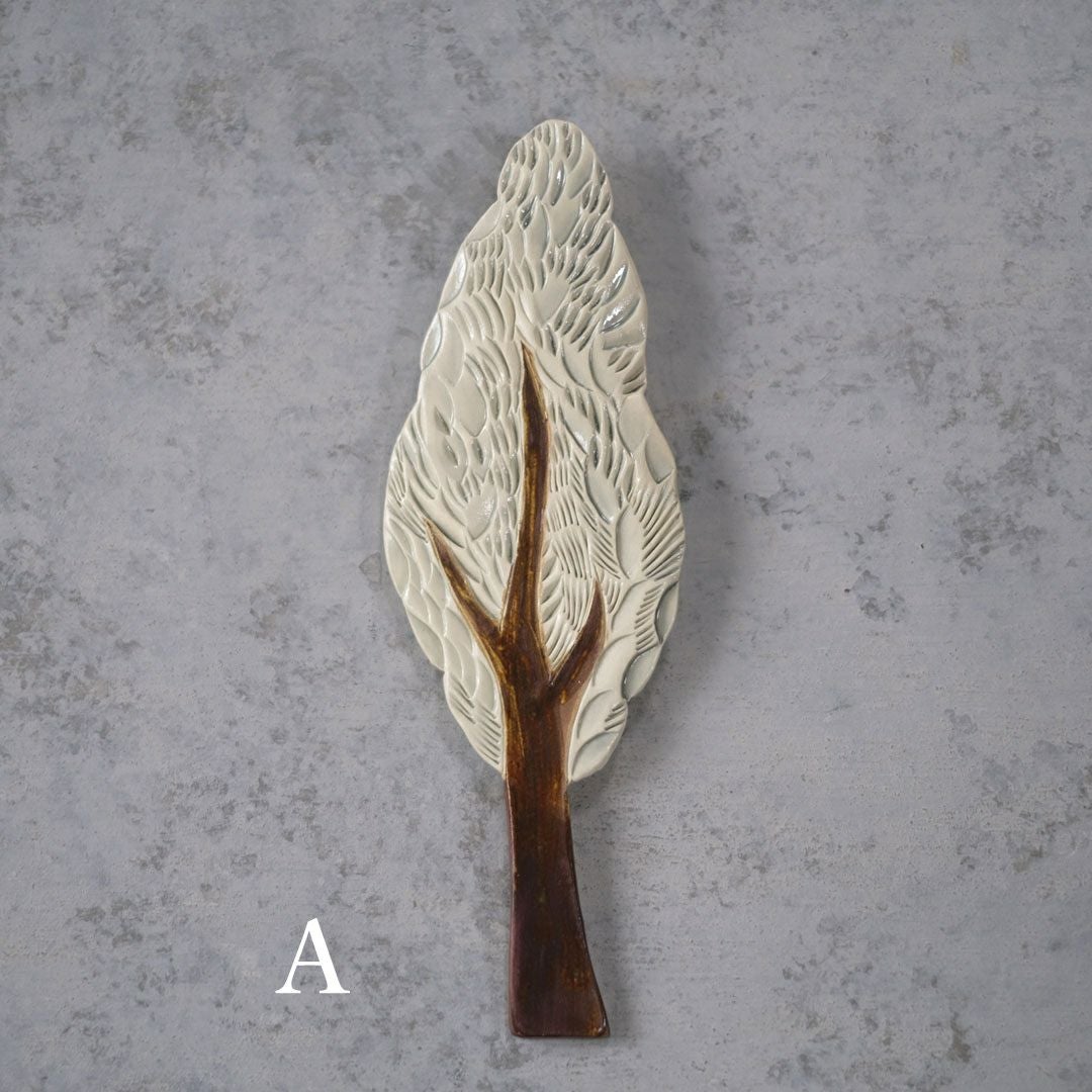 陶器の木のアートオブジェ Pottery studio K 金子ひとみ 作家物5