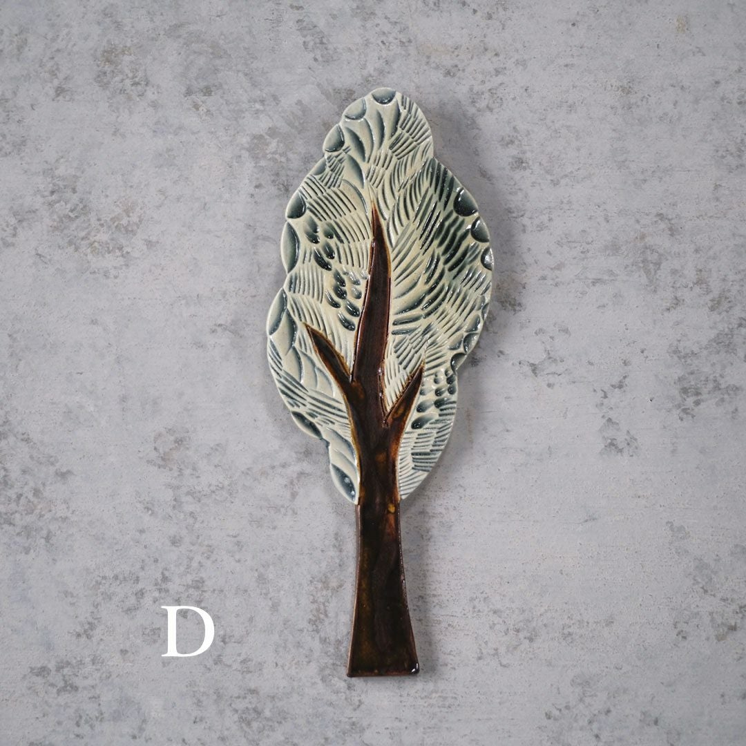 陶器の木のアートオブジェ Pottery studio K 金子ひとみ 作家物8