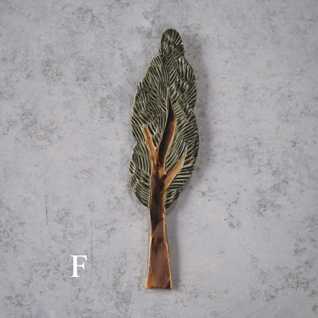 陶器の木のアートオブジェ Pottery studio K 金子ひとみ 作家物10