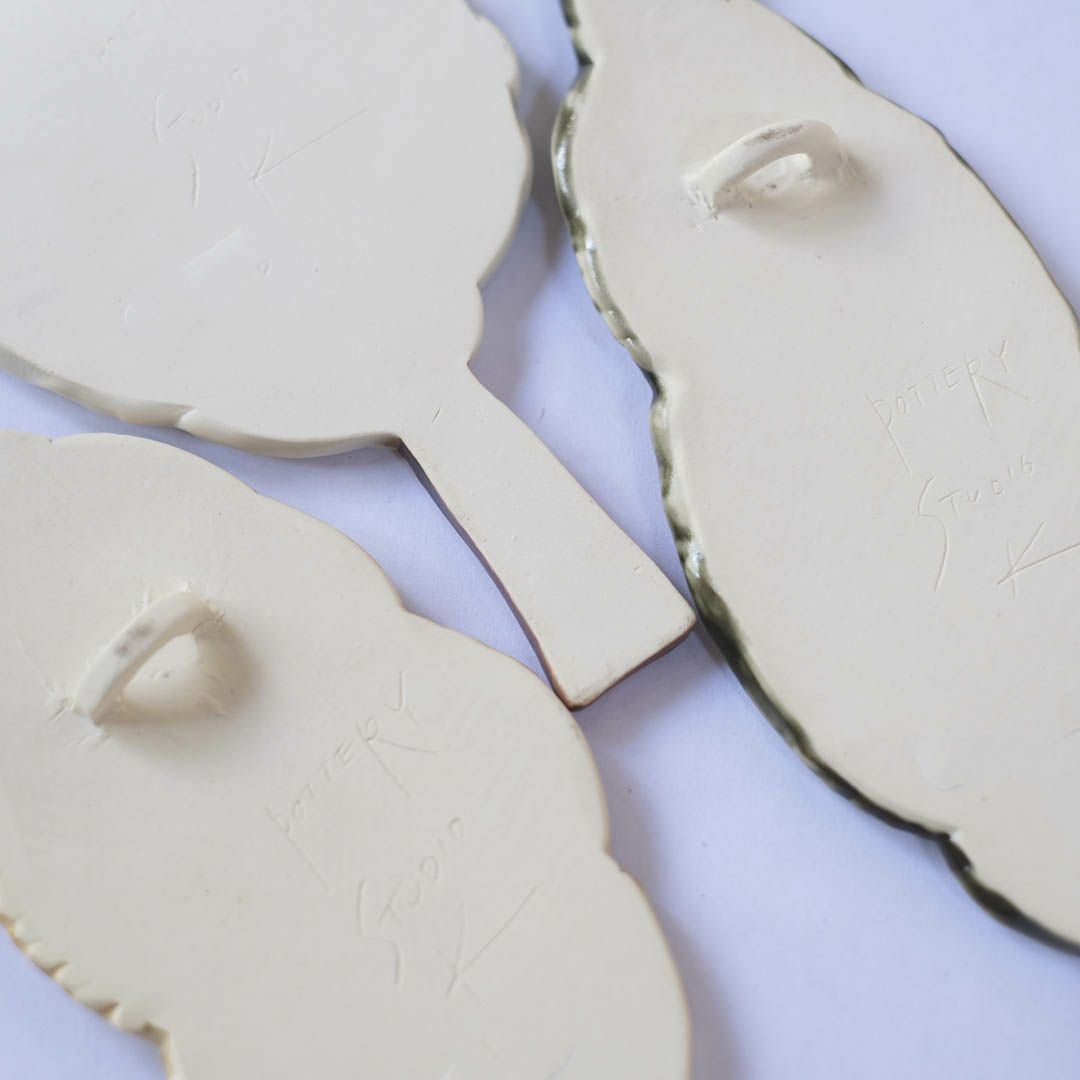 かわいい陶器の木のアートオブジェ Pottery studio K 金子ひとみ 作家