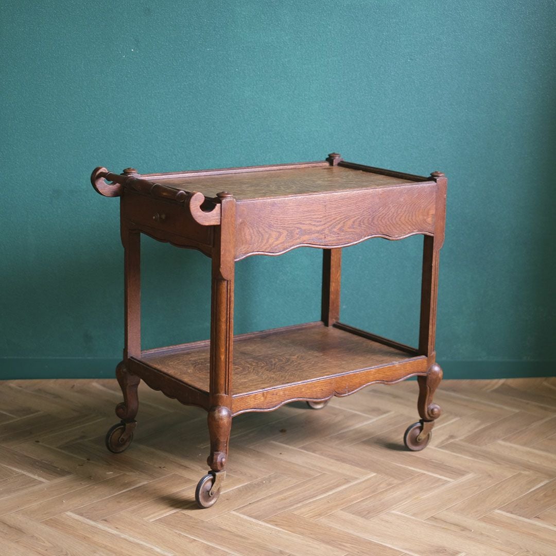 アンティークティートローリーテーブル ワゴン アンティーク家具2