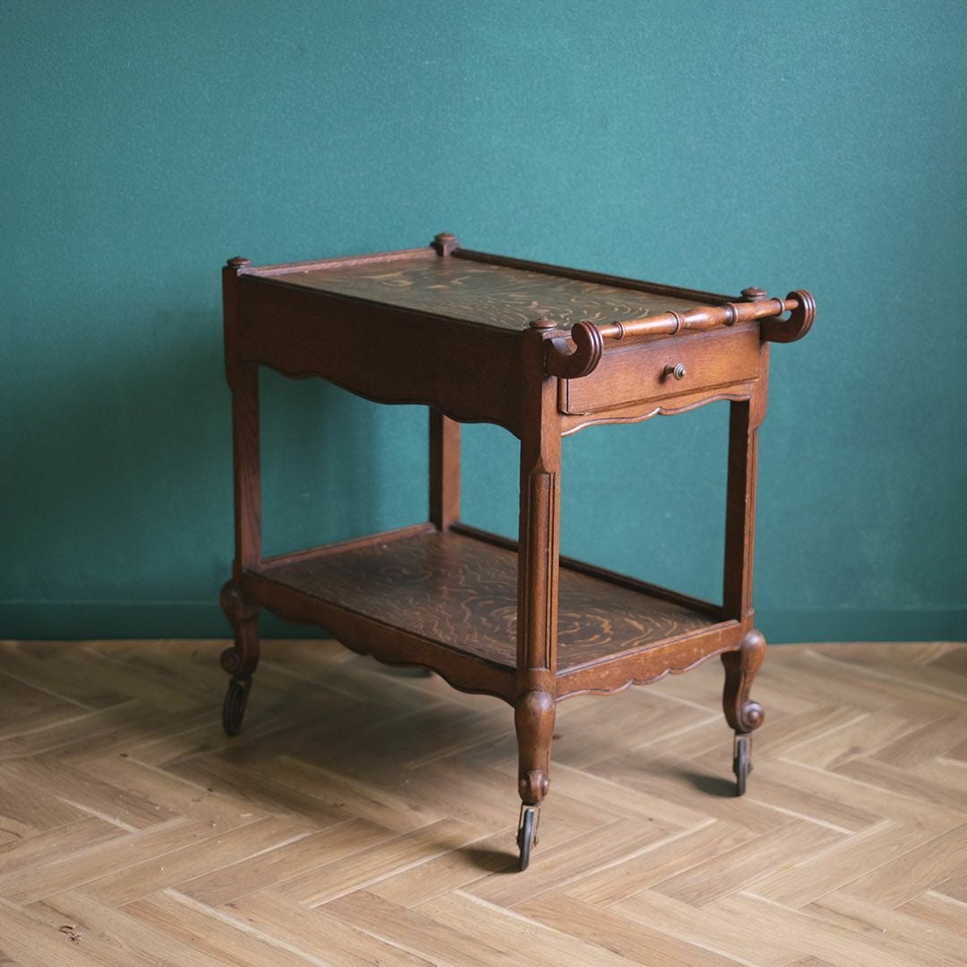 アンティークティートローリーテーブル ワゴン アンティーク家具3