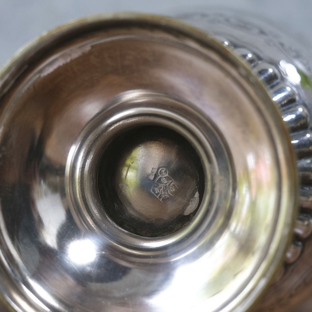 アンティークティーポット 天使 シルバープレート 銀メッキ イギリス10