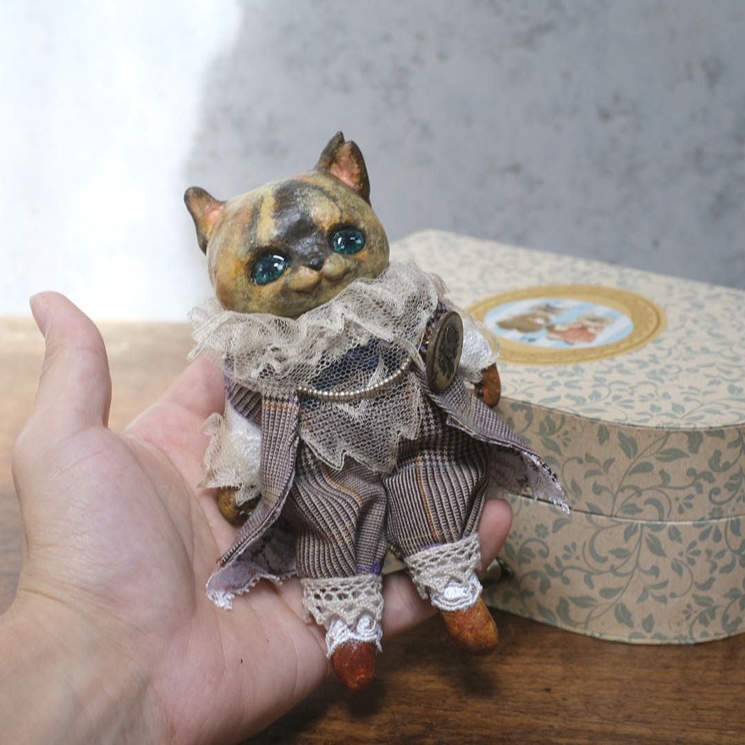 奏ちよこ サビ猫 人形 ドール7