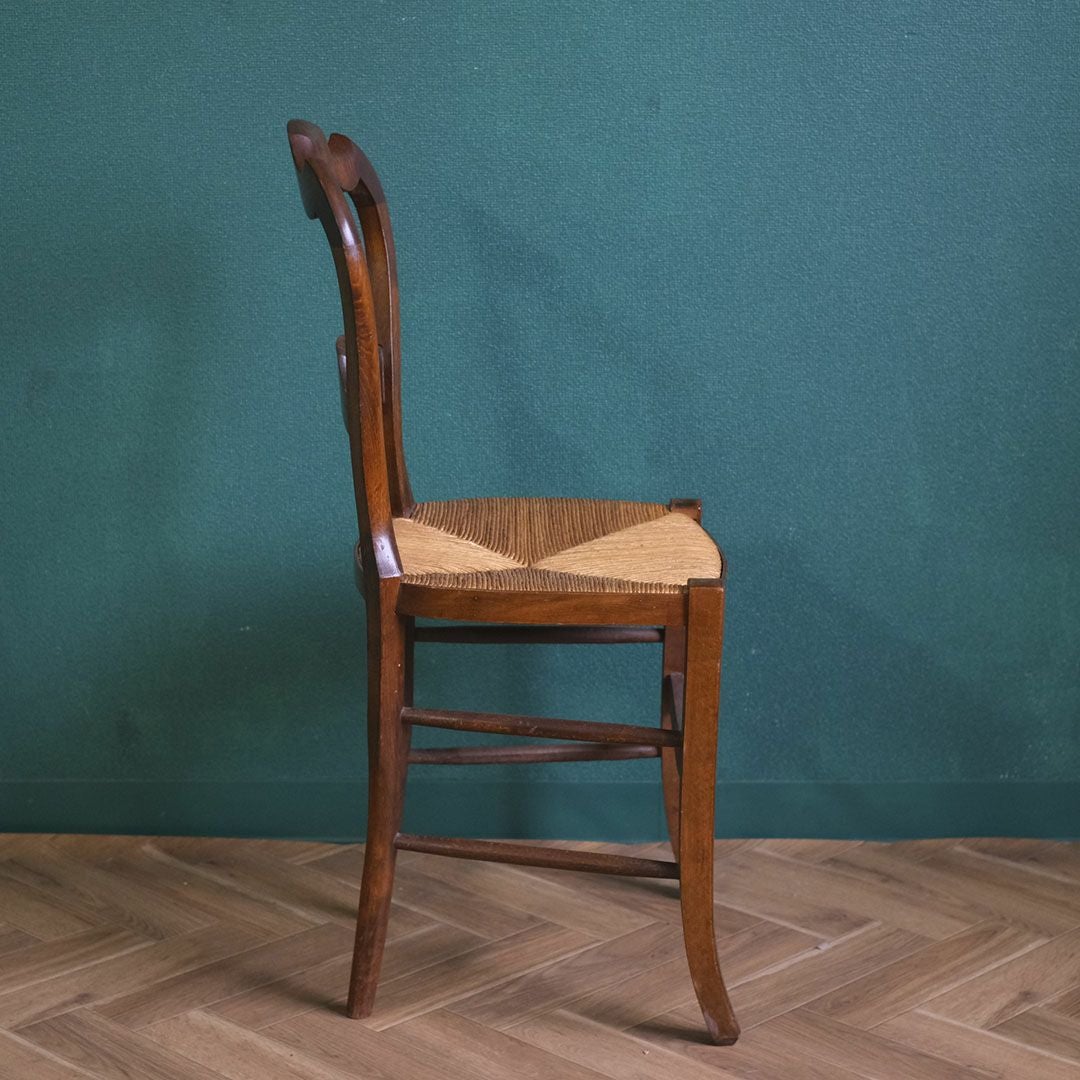 アンティークチェア ラッシュシート イギリス ケーンシートの椅子 アンティーク家具5