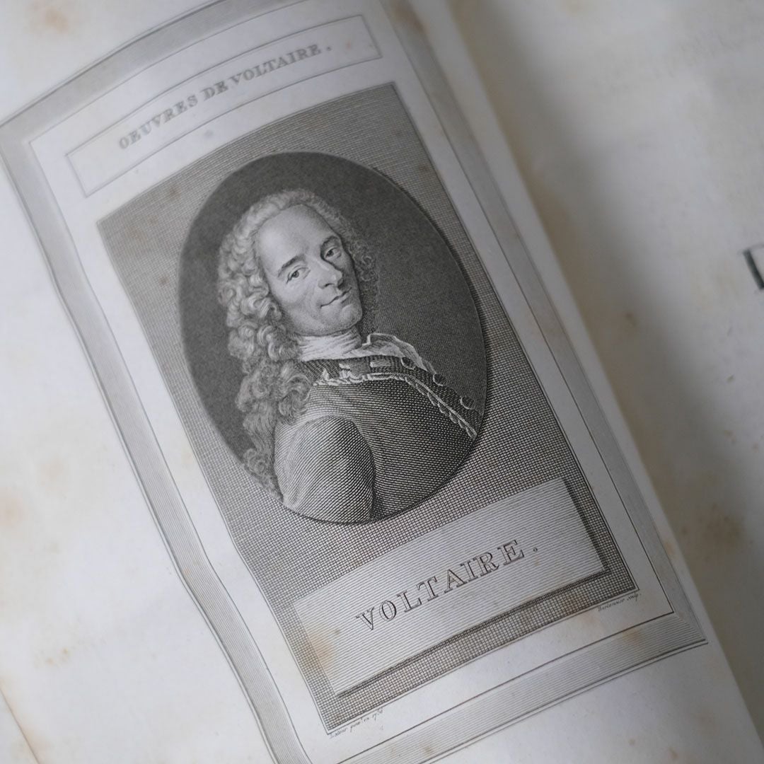 ヴィンテージ洋書 ヴォルテール 1835年刊行 フランス哲学書