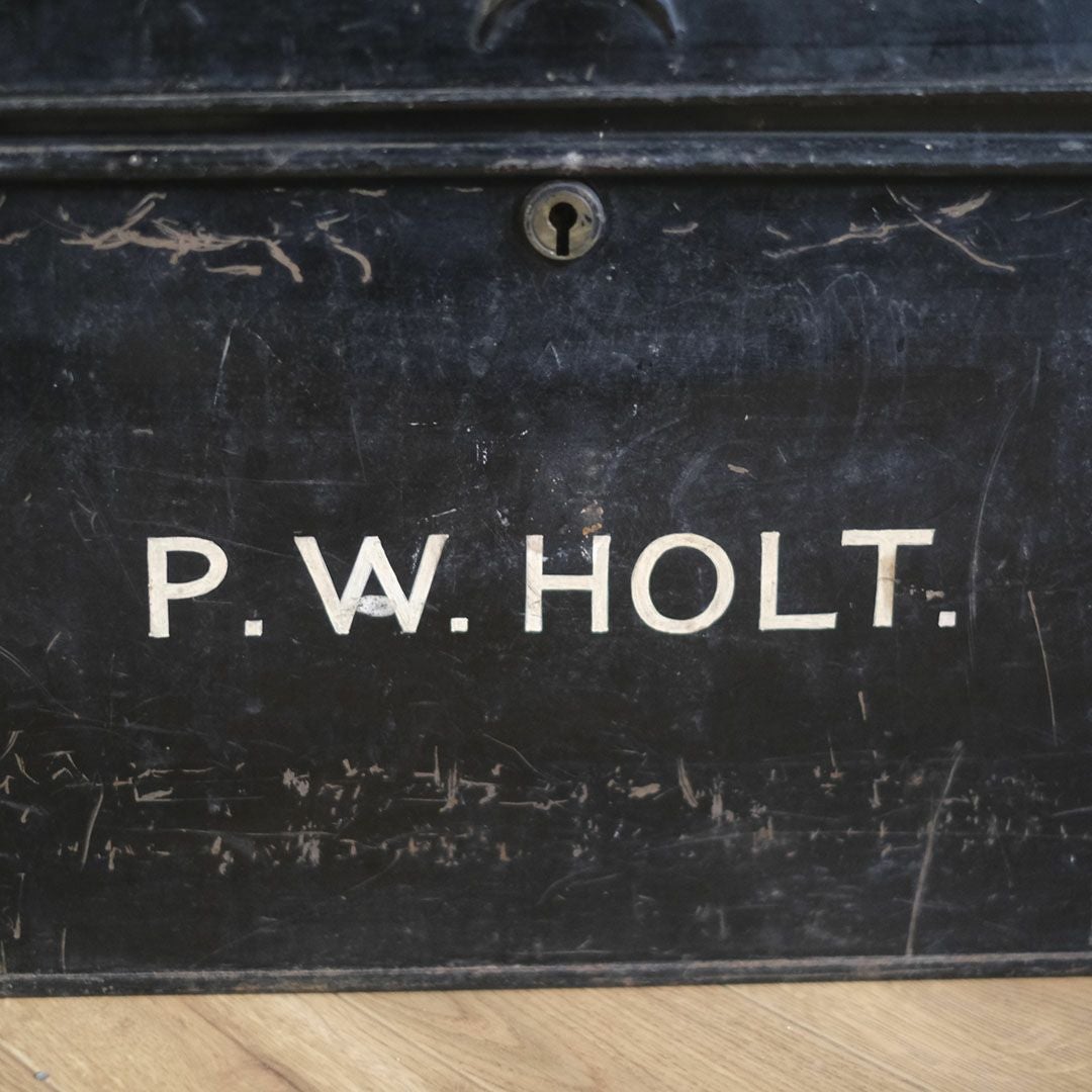 アンティークブリキボックス P.W.HOLT イギリス 蓋付収納箱7