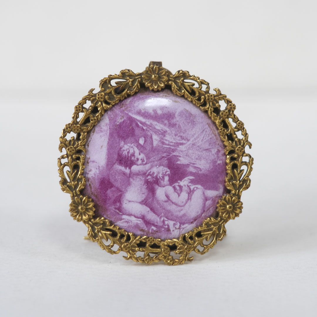 アンティーク 小さな写真立て フォトフレーム 天使 エンジェル フランス7