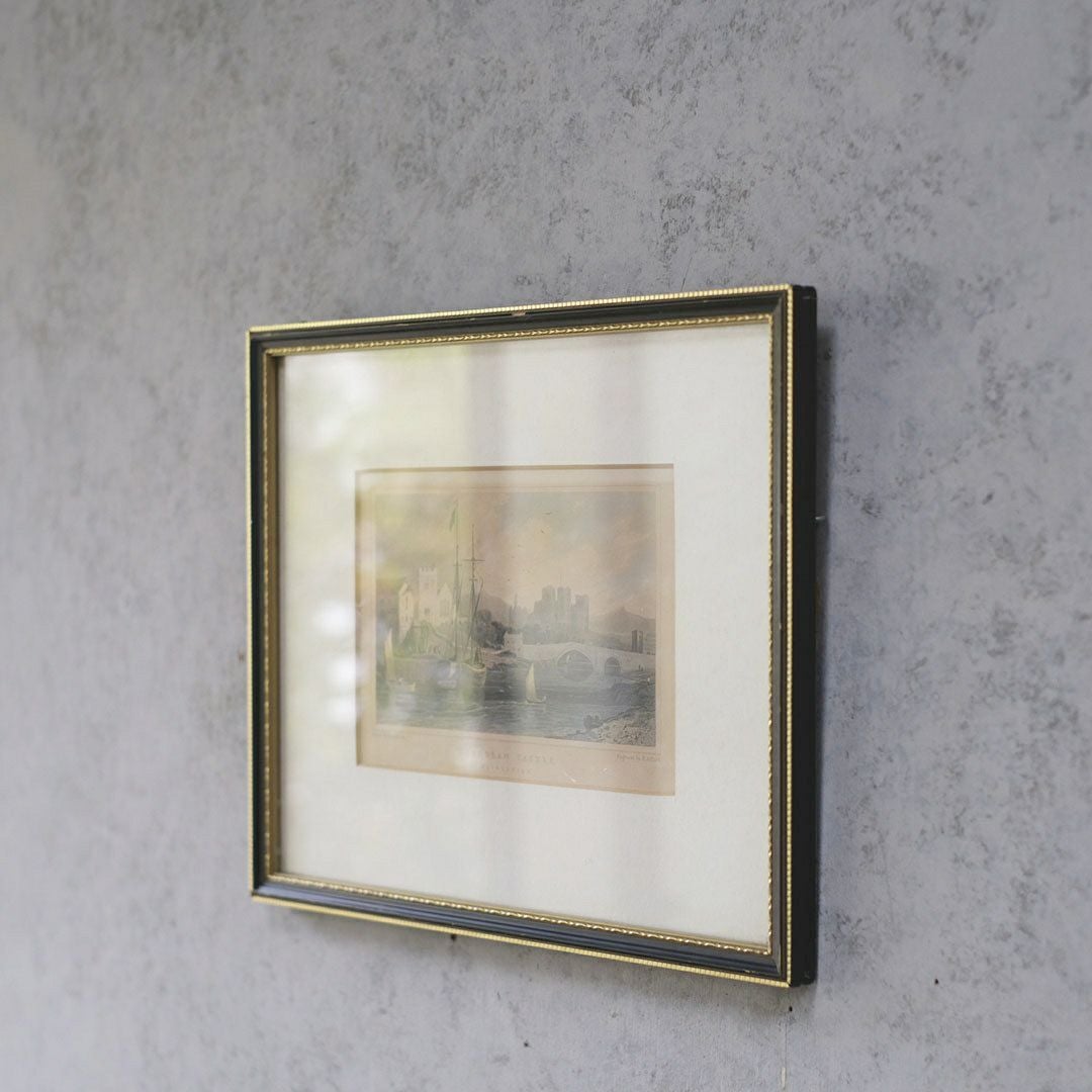 アンティーク リトグラフピクチャー イギリス 風景 石版画4