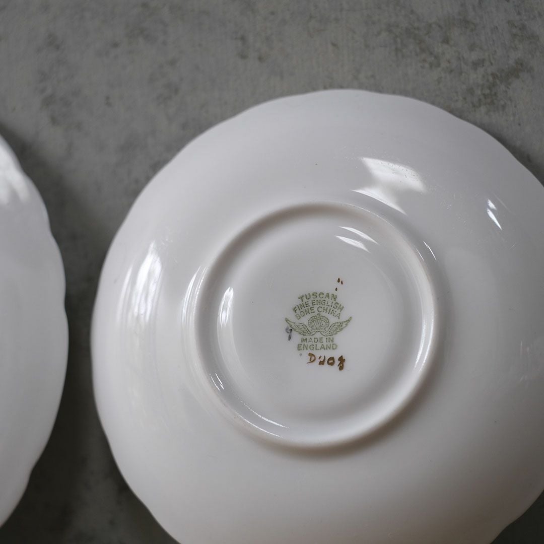 アンティークティーセット  花鳥柄 ボーンチャイナ