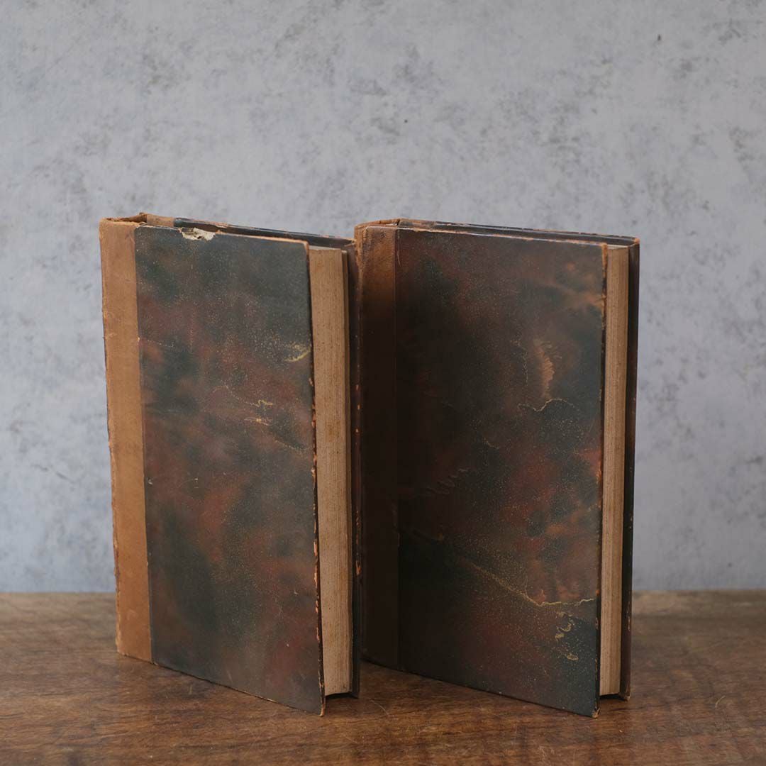 アンティークレザーブック 古書 フランス 革製6