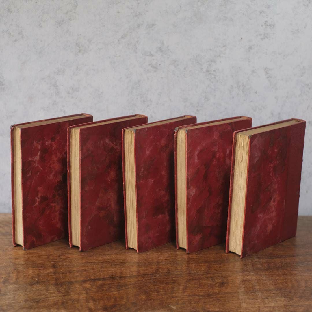 フランス アンティークブック　ジョルジュ・クルトリーヌ作品集 革装丁 1930年代3