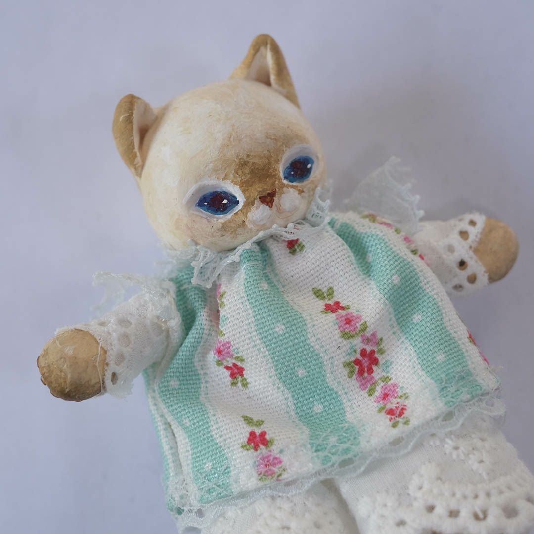 奏ちよこ ミニ猫 茶トラ 人形 ドール 空創作家9
