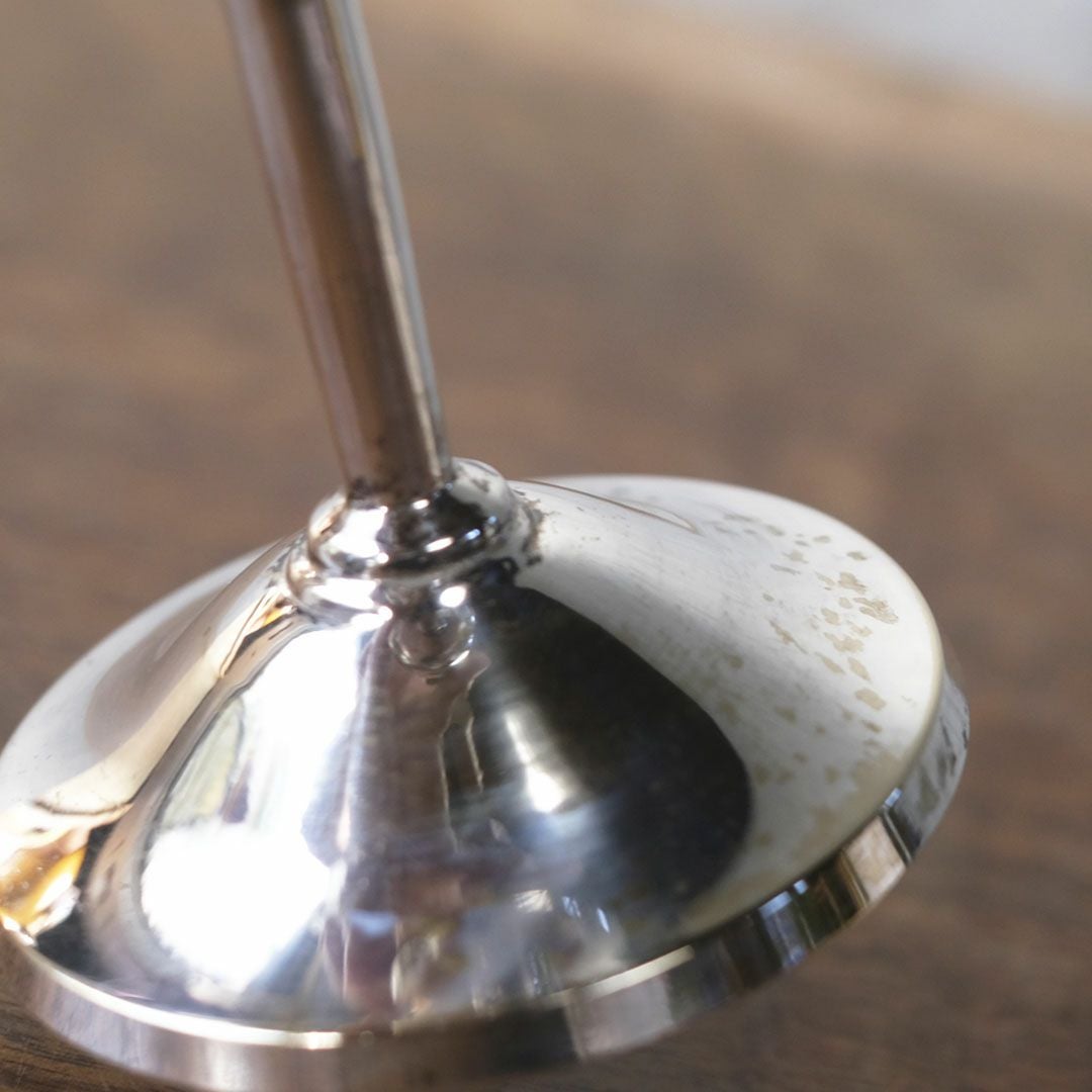 アンティークワイングラス コブレット エーヴィング装飾 シルバープレート 銀メッキ イギリス7