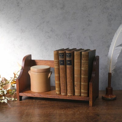 アンティークブックスタンド 木製 フランス