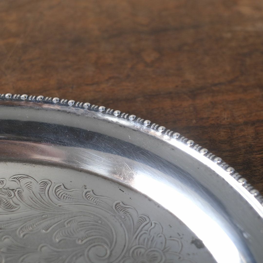 アンティークシルバープレートトレイ 銀メッキ イギリス8