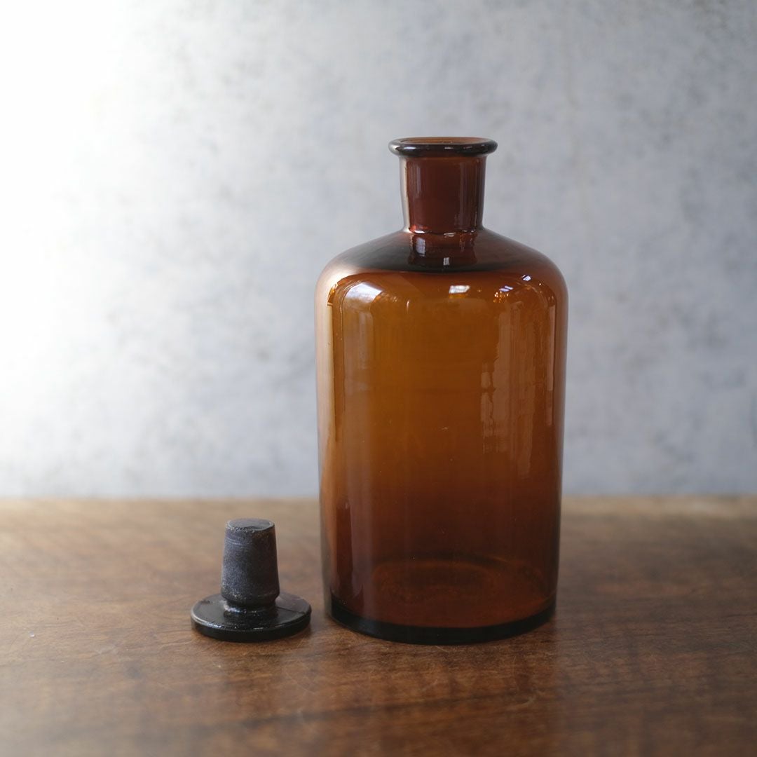 アンティーク薬瓶 メディシンボトル イギリス 蓋付8