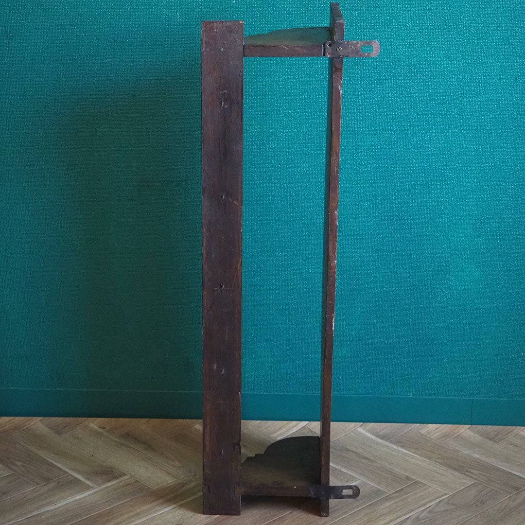 アンティークウォールシェルフ フックボード フランス 5連フック アンティーク家具7