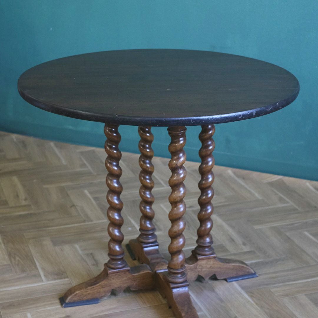 アンティークゲートレッグテーブル バーリーシュガーツイスト オーバル イギリス アンティーク家具6