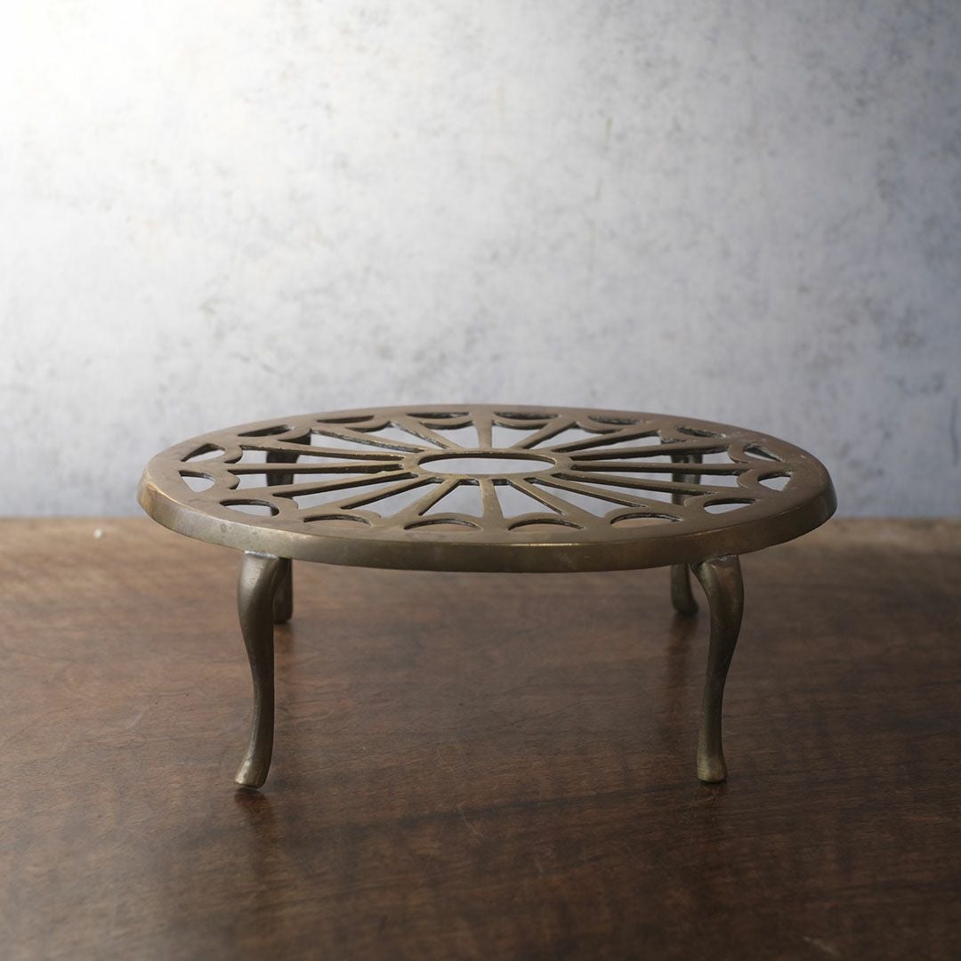 アンティークヴィクトリアンスタンド 真鍮 イギリス 3