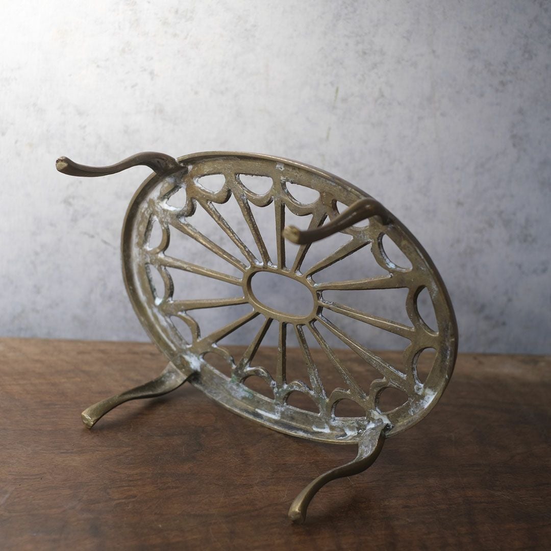 アンティークヴィクトリアンスタンド 真鍮 イギリス 7