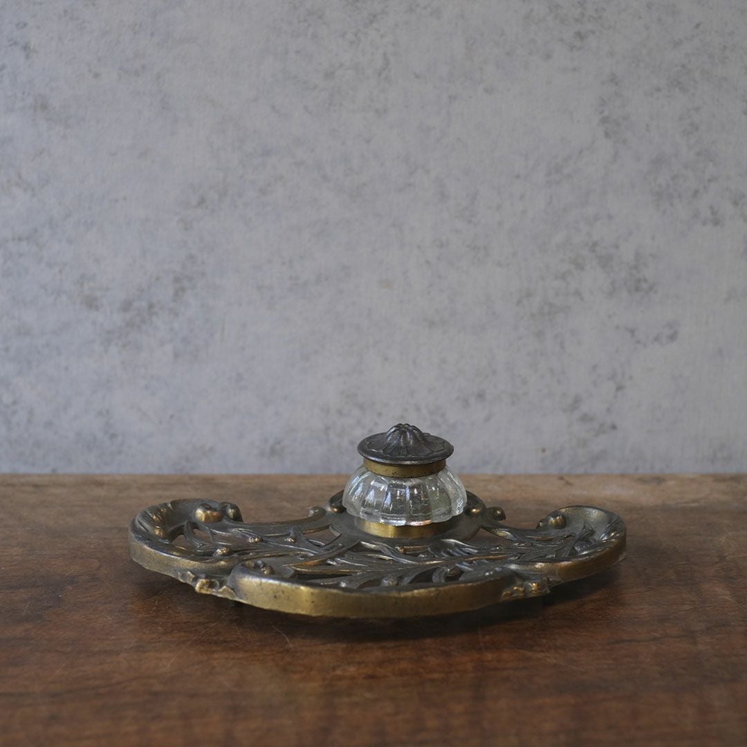 アンティークインクボトル アールヌゥーボー フランス アンティーク雑貨2