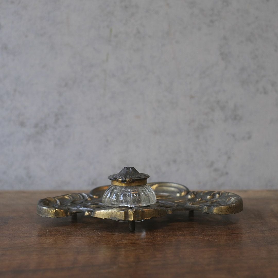 アンティークインクボトル アールヌゥーボー フランス アンティーク雑貨3