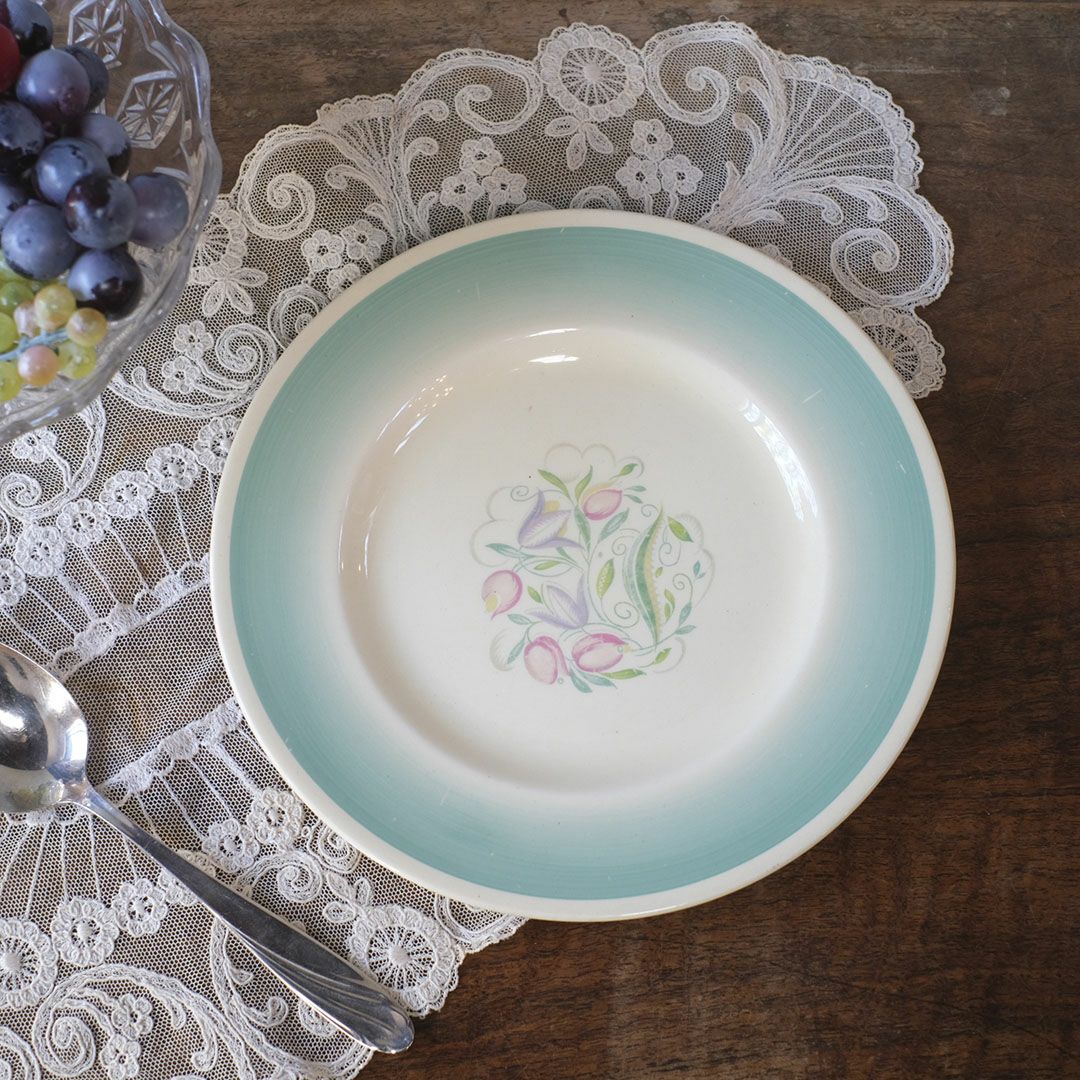 アンティーク プレート SUSIE COOPER ドレスデンスプレー スージー