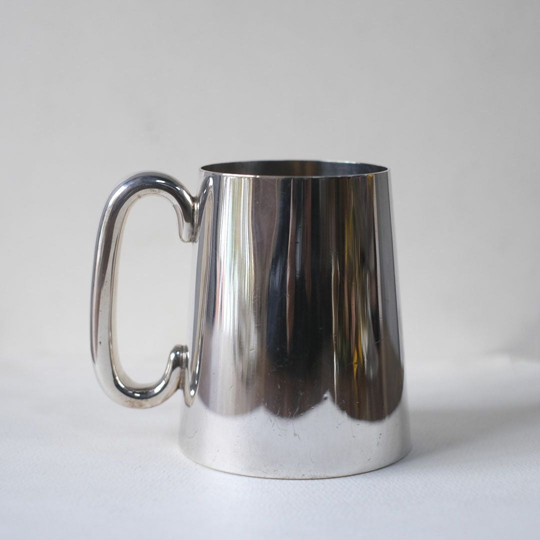 アンティーク シルバープレート マグ 側面フォルム