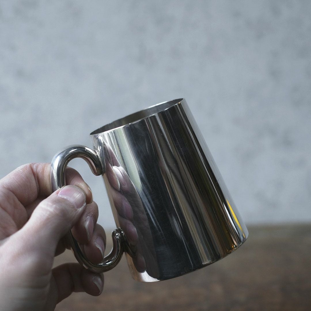 EPNS シルバープレート マグカップ サイズ感