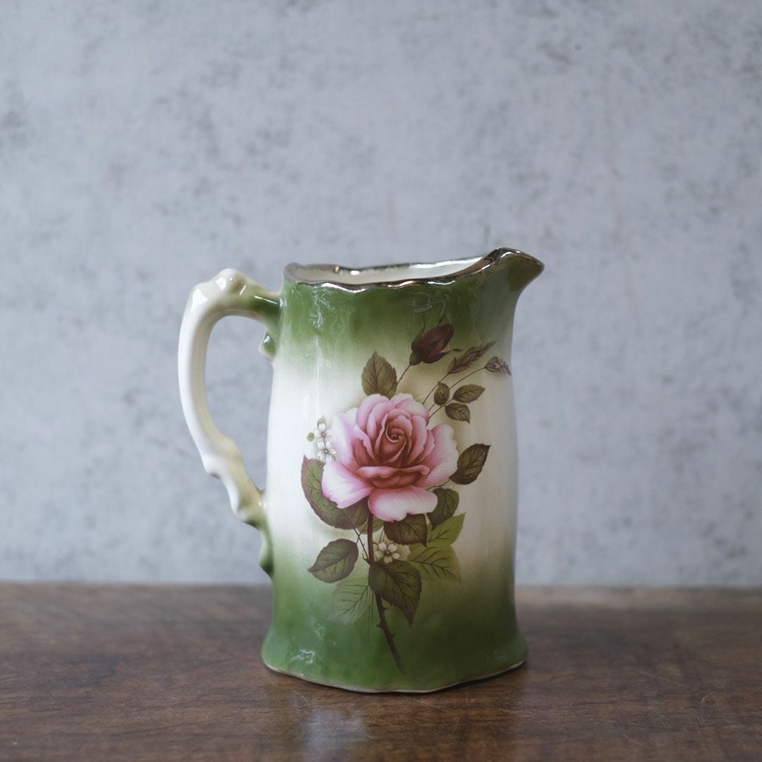 アンティークジャグ ピッチャー 花 イギリス3
