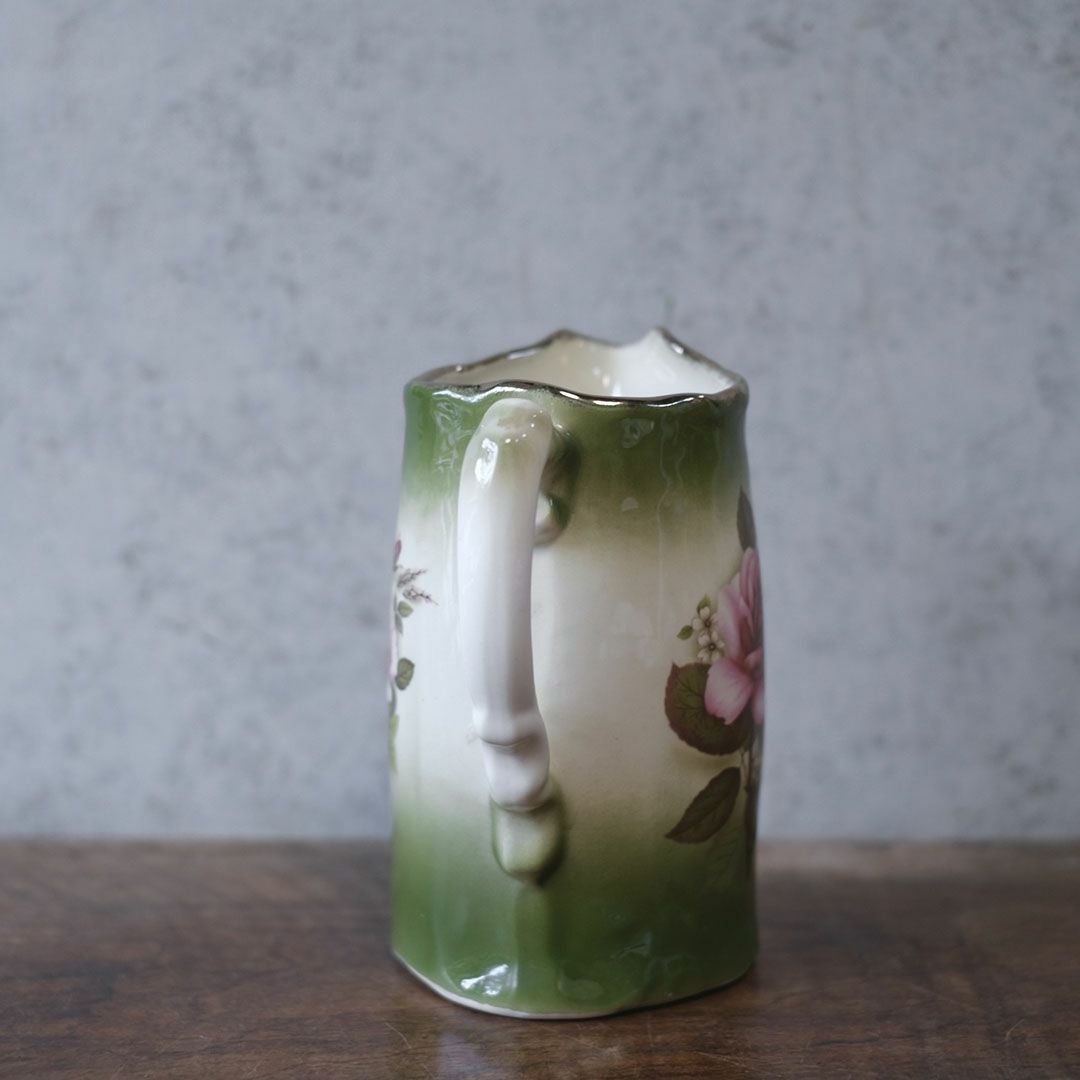 アンティークジャグ ピッチャー 花 イギリス6