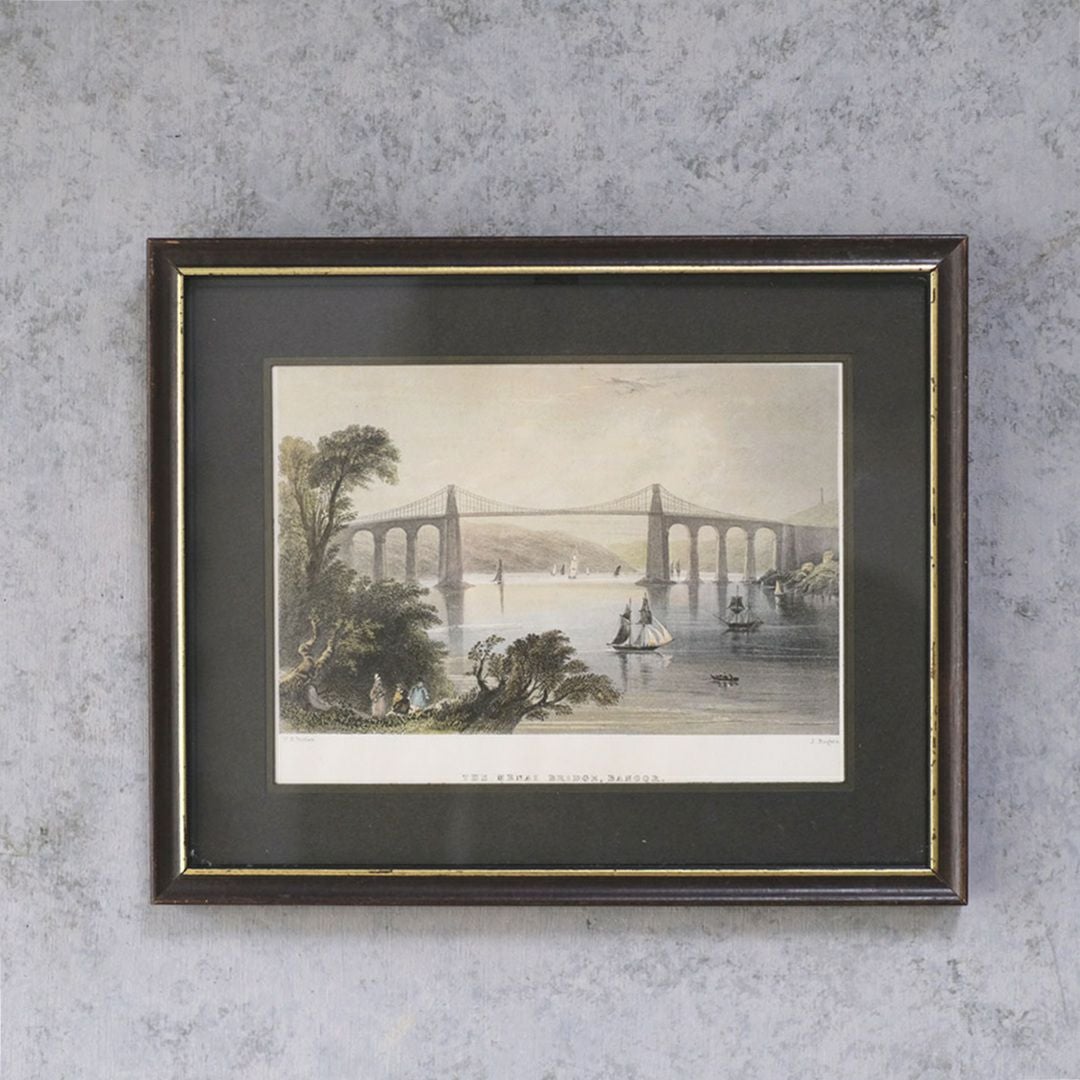 アンティークリトグラフピクチャー イギリス 鋼版画1