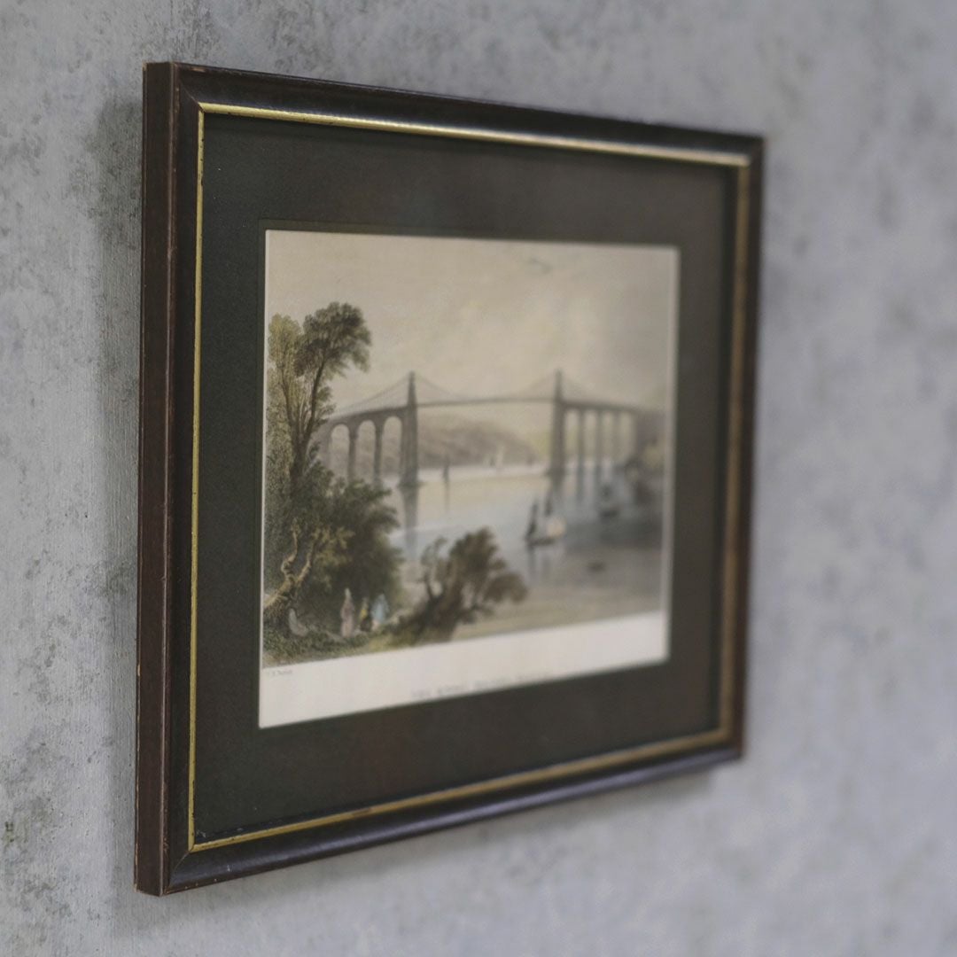 アンティークリトグラフピクチャー イギリス 鋼版画2