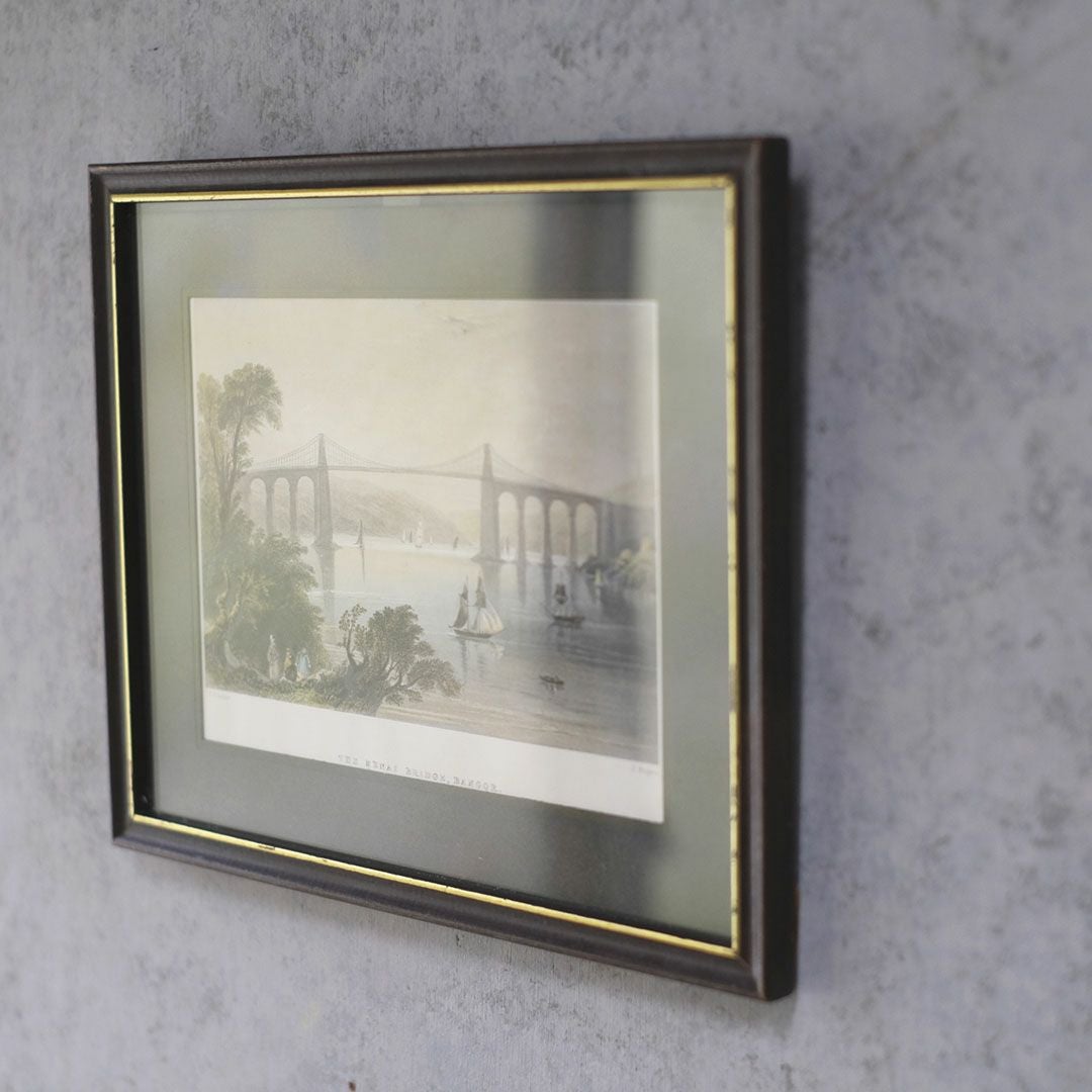 アンティークリトグラフピクチャー イギリス 鋼版画3