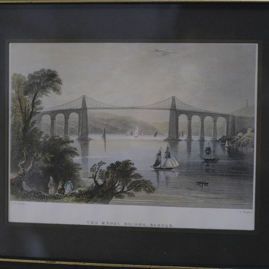 アンティークリトグラフピクチャー イギリス 鋼版画4