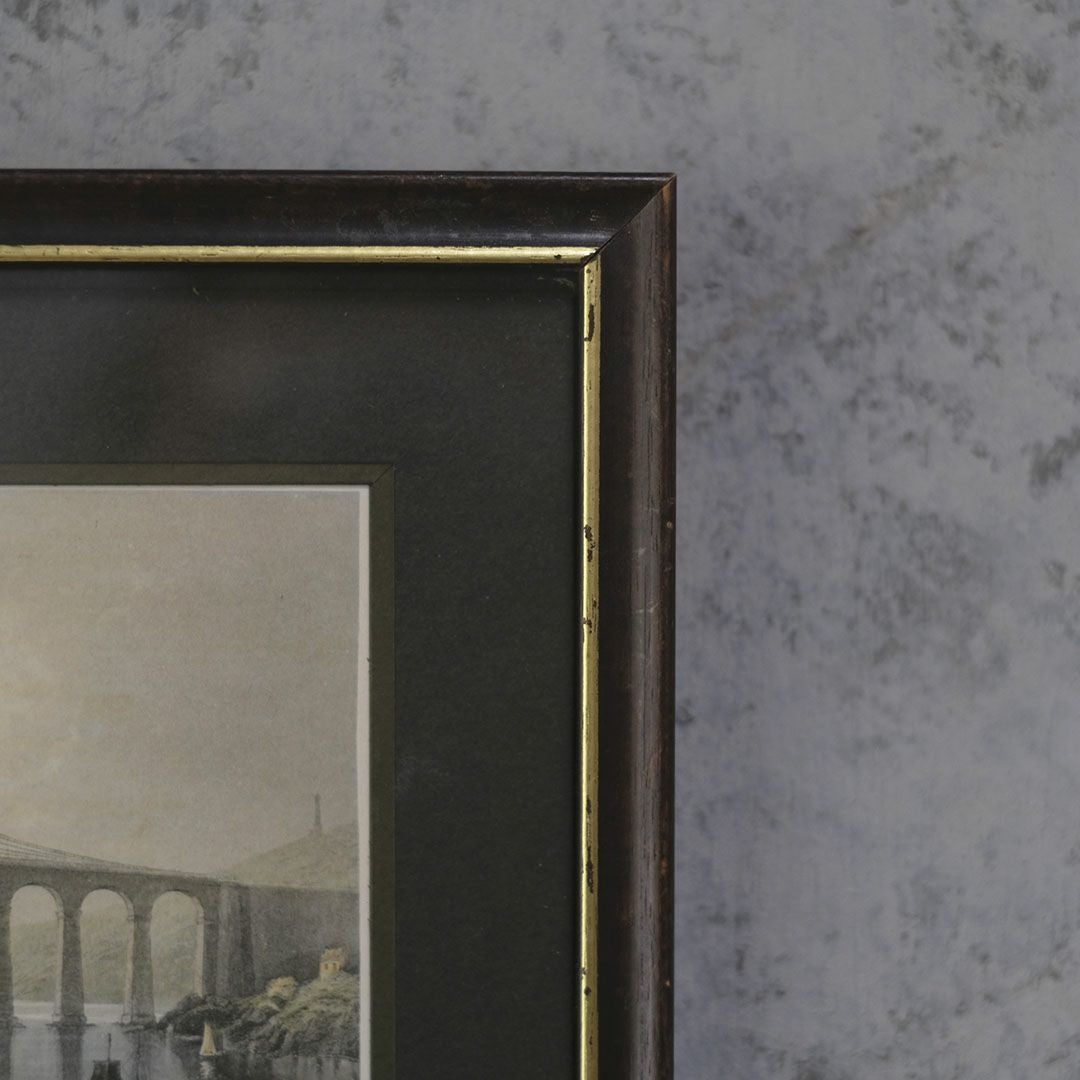 アンティークリトグラフピクチャー イギリス 鋼版画8