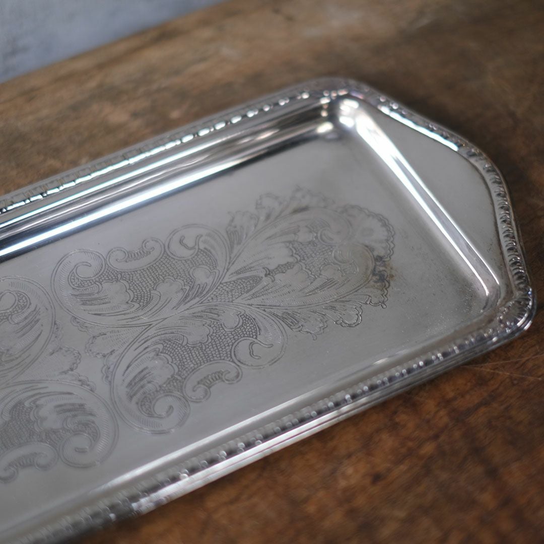 ヴィンテージトレイ シルバープレート 銀メッキ イギリス3