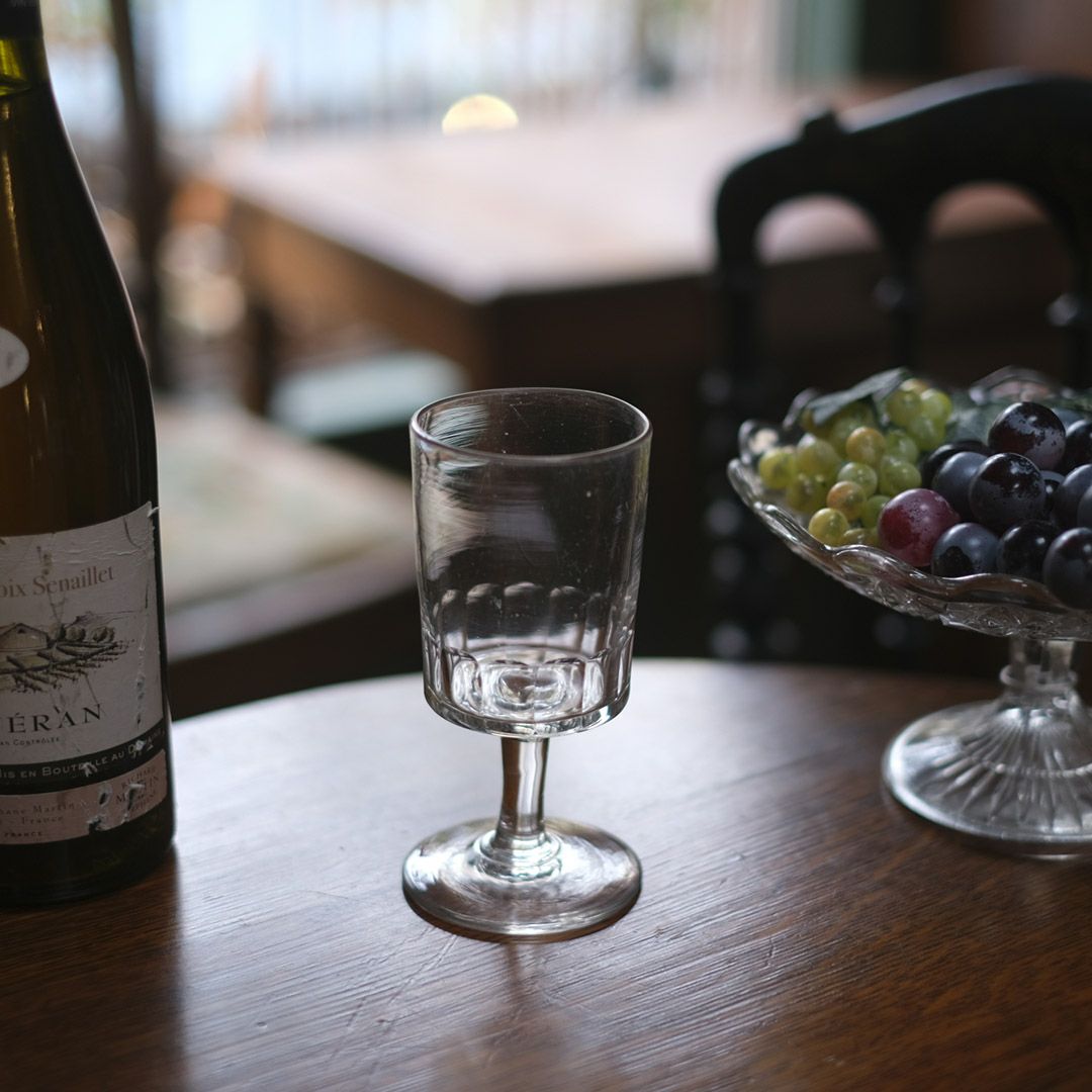 アンティーククリスタルグラス 食前酒 アペリティフグラス フランス1