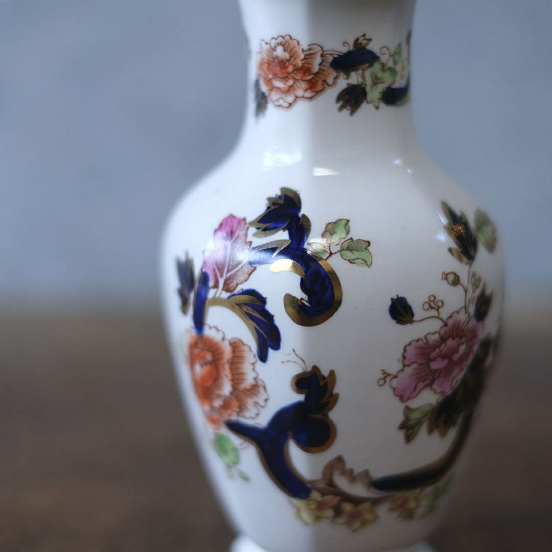 ヴィンテージフラワーベース MASON'S メイソン Mandalay イギリス 花瓶3