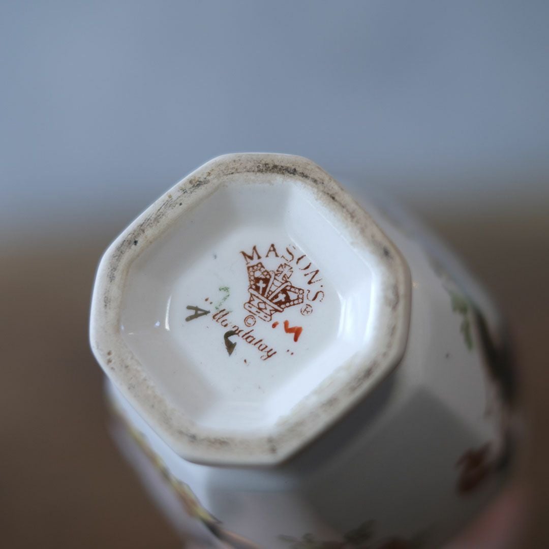 ヴィンテージフラワーベース MASON'S メイソン Mandalay イギリス 8