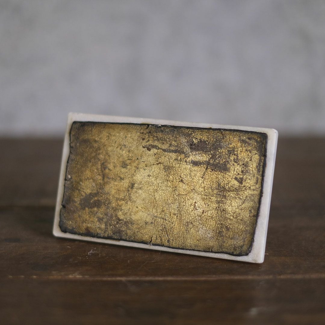 アンティーク ブロンズプードル イギリス アールデコ 大理石 小さな犬の置物 オブジェ7