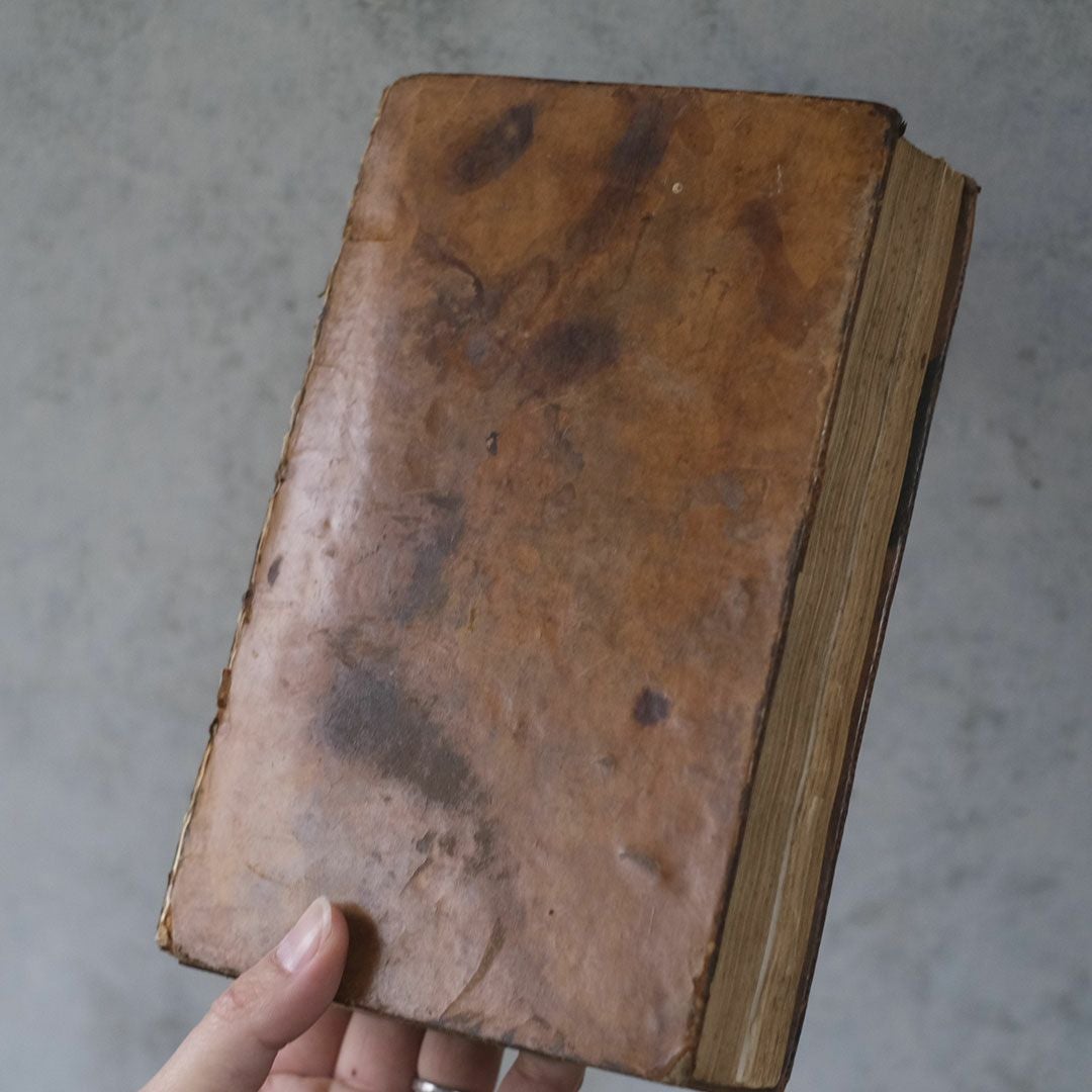 アンティークブック 革製の本4
