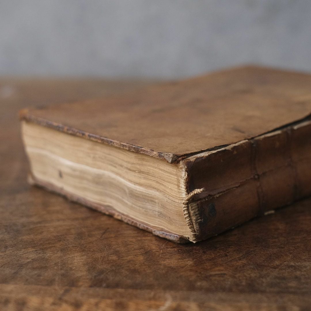 アンティークブック 革製の本9