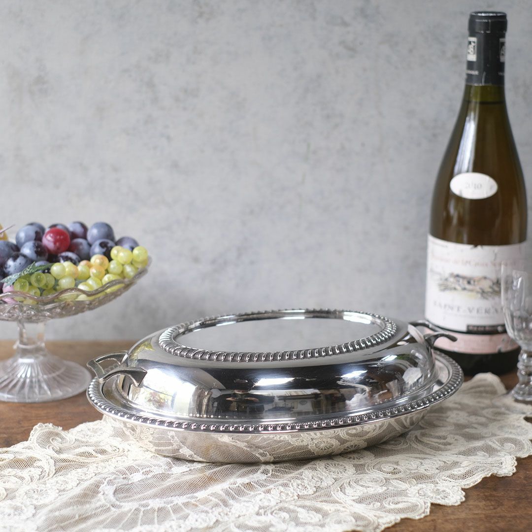 アンティークアントレディッシュ シルバープレート 銀メッキ イギリス