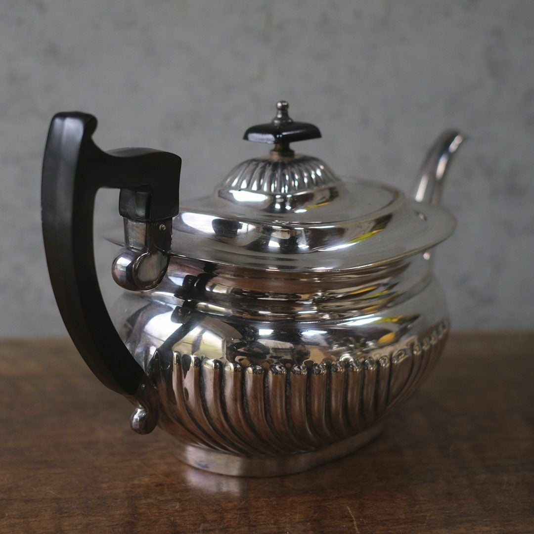 アンティークティーポット 3点セット シルバープレート 銀メッキ イギリス5