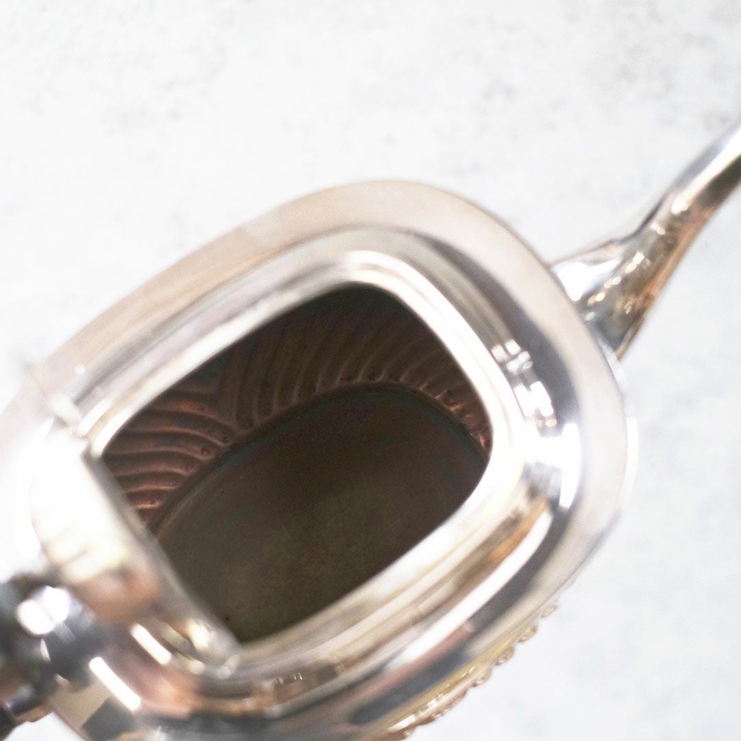 アンティークティーポット 3点セット シルバープレート 銀メッキ イギリス7