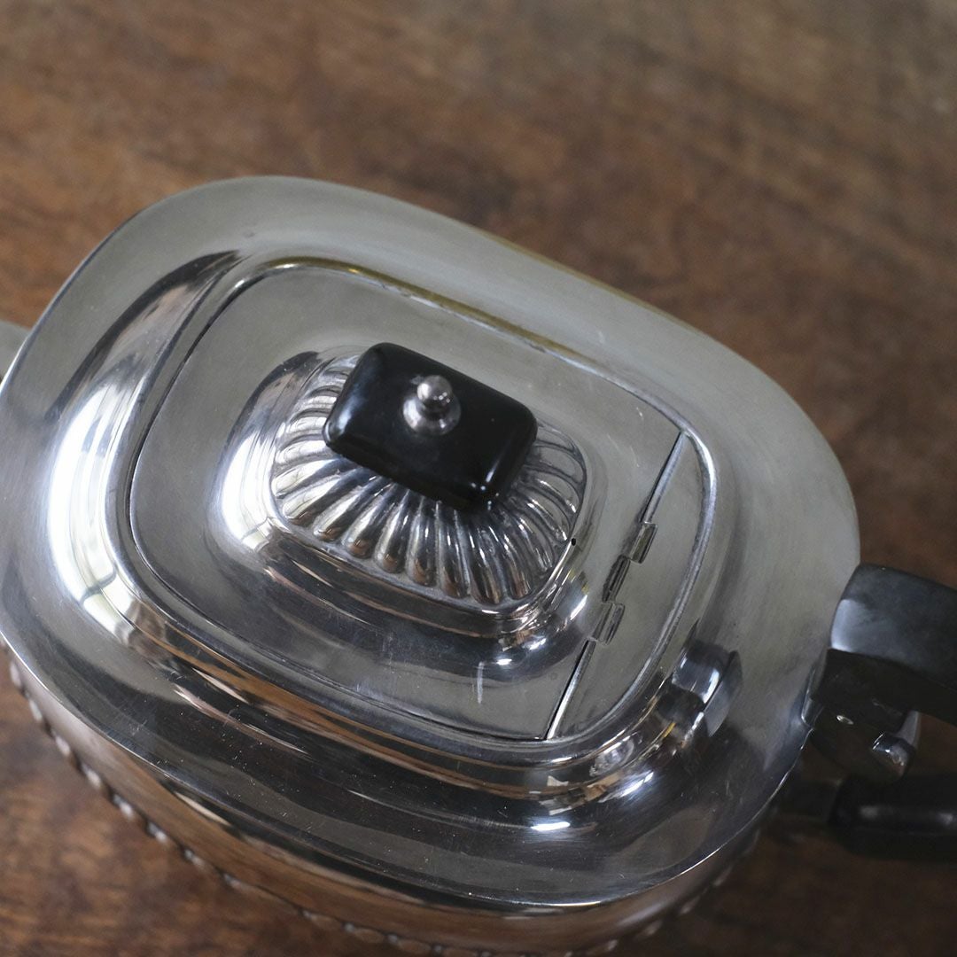 アンティークティーポット 3点セット シルバープレート 銀メッキ イギリス11